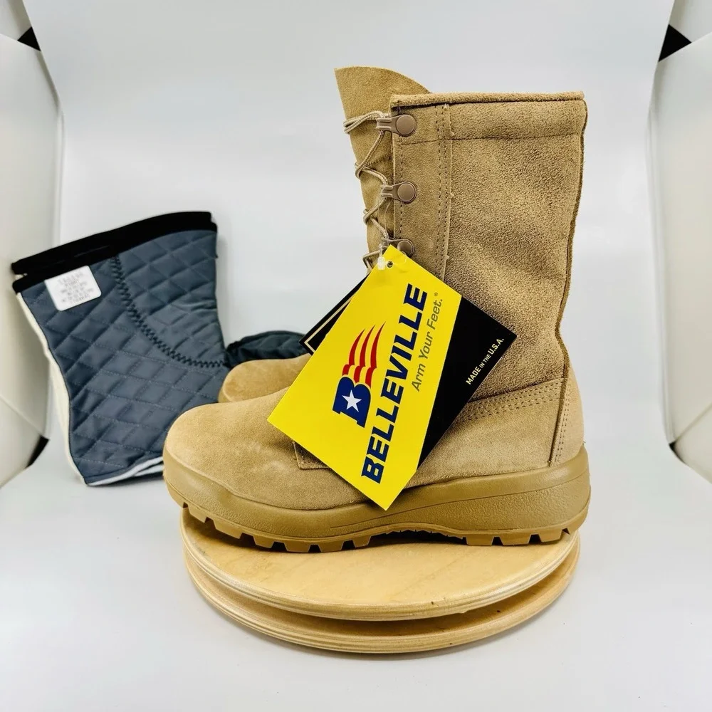 BELLEVILLE GORTEX Intermediate Cold/Wet Combat‎ Boots ICWT Size 5.0 R + Inserts